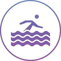 Swimming Person Vector Icon