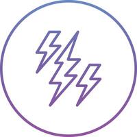 Lightning Vector Icon