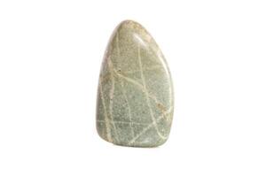 Macro mineral stone jasper on a white background photo