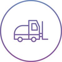 Forklift Vector Icon