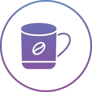 icono de vector de taza de café