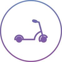 Kick Scooter Vector Icon