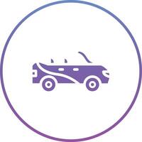 Convertible Car Vector Icon