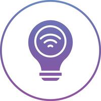Smart Bulb Vector Icon