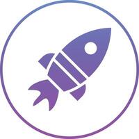 Space Booster Vector Icon