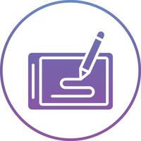 Pen Tablet Vector Icon