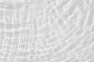 Abstract white transparent water shadow surface texture natural ripple background photo