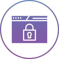 Website Security Vector Icon