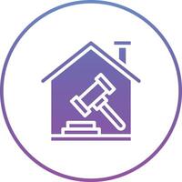 House Auction Vector Icon