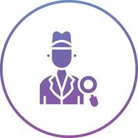 icono de vector de detective