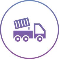 Dump Truck Vector Icon
