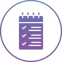 Tasks Vector Icon