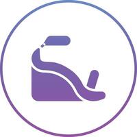Wedge Heel Vector Icon