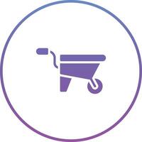 Wheelbarrow Vector Icon