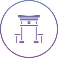 Torii Gate Vector Icon