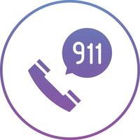 Call 911 Vector Icon