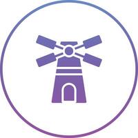 Windmill Vector Icon