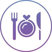 Dinner Vector Icon