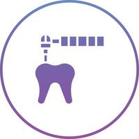 Tooth Drilling Vector Icon