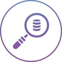 Search Database Vector Icon