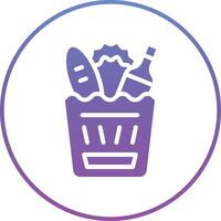 Groceries Vector Icon