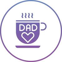 DAD Mug Vector Icon
