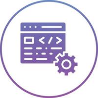 Code Settings Vector Icon