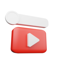 Speel knop youtube, youtube video icoon, logo symbool rood banier, sociaal media teken, mobiel app, web video Mark PNG