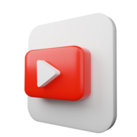 Speel knop youtube, youtube video icoon, logo symbool rood banier, sociaal media teken, mobiel app, web video Mark PNG