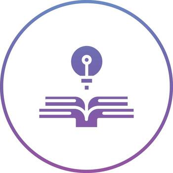 icono de vector de conocimiento