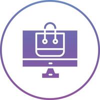 ECommerce Screen Vector Icon