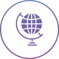 Globe Stand Vector Icon