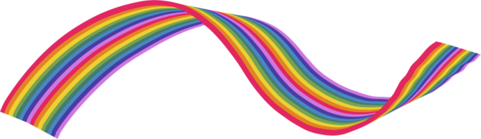 Lgbtq rainbow flag illustration png