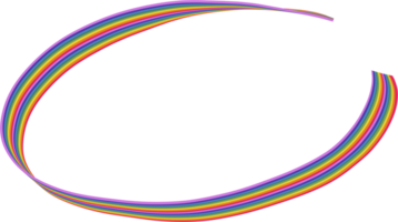 Lgbtq rainbow flag illustration png