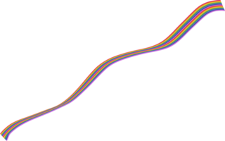 lgbtq arco iris bandera ilustración png