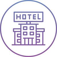 Hotel Sign Vector Icon