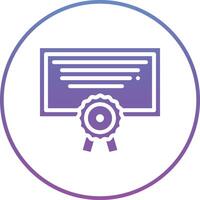 Certificate Vector Icon