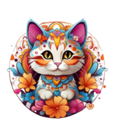 ai genererad ai genererad frodas katt illustration png