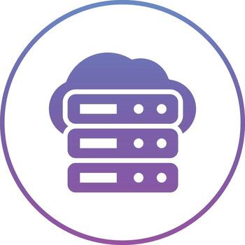 Cloud Computing Vector Icon