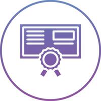 Certificate Vector Icon