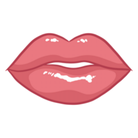 Nude Glossy Woman Lips png