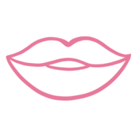 Woman Lips Doodle png