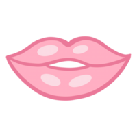 Rosa glänzend Frau Lippen png