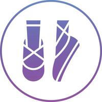 Ballet Shoes Vector Icon