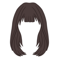 corto capelli parrucca femmina png