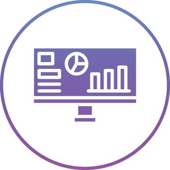 icono de vector de analítica