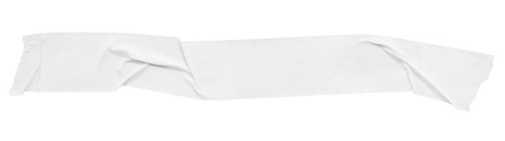 blanco adhesivo papel cinta aislado en blanco antecedentes foto
