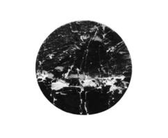 negro antiguo rayado redondo papel pegatina aislado en blanco antecedentes foto
