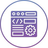 Code Settings Vector Icon
