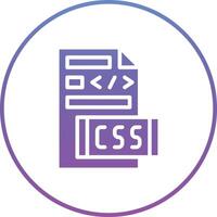 CSS File Vector Icon